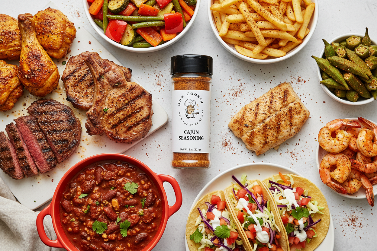 Cajun Seasoning Uses - No Text