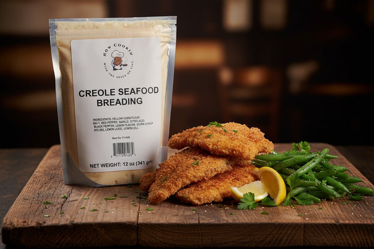 Premium Creole Fish Fry with Lemon (2-Pack)
