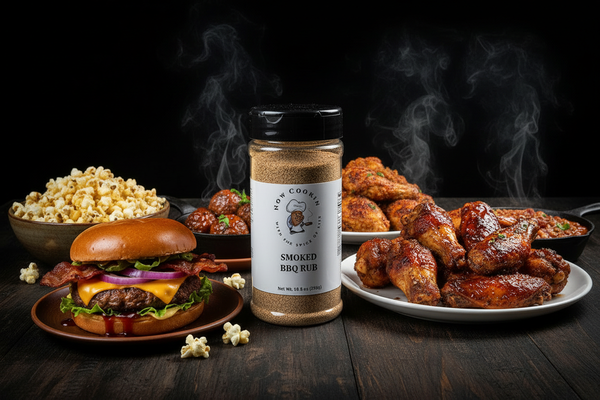 Smoked BBQ Rub - Realistic Wings & Beans